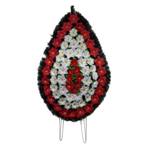 Coroana funerara cu flori nr.5 model 1