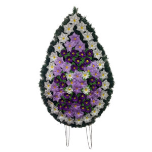 Coroana funerara cu flori nr.5 model 5